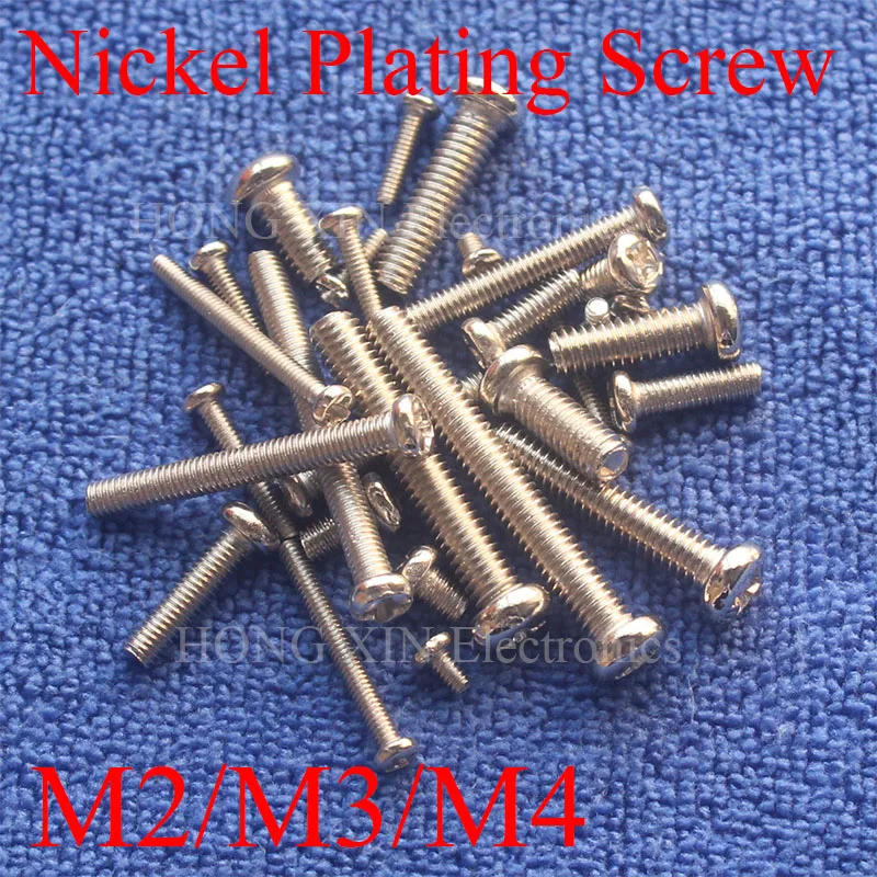 10pcs M2\M3\M4 phillips round head screw Nickel plating carbon steel Pan head machine teeth bolt DIY screw fastener bolts
10pcs M2\M3\M4 phillips round head screw Nickel plating carbon steel Pan head machine teeth bolt DIY screw fastener bolts