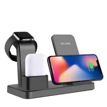 3 In 1 Qi Wireless Charger Fast Charging for iPhone 8 X XS Max XR Apple Watch 4 3 2 For Airpods 10W Quick Charge For Samsung S9
3 In 1 Qi Wireless Charger Fast Charging for iPhone 8 X XS Max XR Apple Watch 4 3 2 For Airpods 10W Quick Charge For Samsung S9