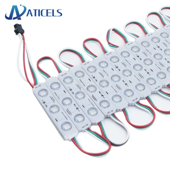 20PCS 12V WS2811 RGB LED Strip 5050 3 LED Dream Color LED Modules IP65 Waterproof For Advertising Letter Led Sign backlight
20PCS 12V WS2811 RGB LED Strip 5050 3 LED Dream Color LED Modules IP65 Waterproof For Advertising Letter Led Sign backlight