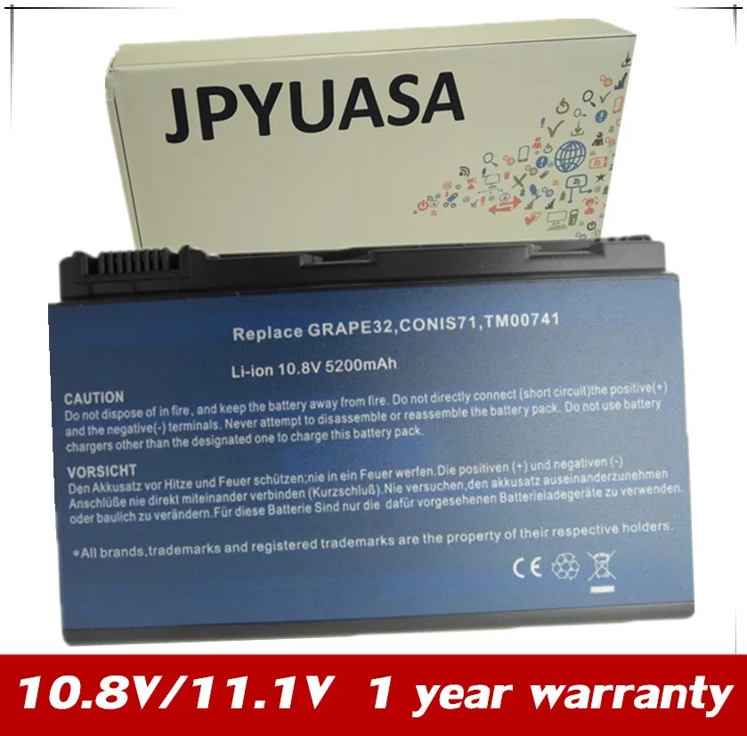 7XINbox 11.1V Laptop Battery For ACER TravelMate 5330 5520 5730 6410 6413 6414 6460 6463 6464 6465 6552 7520-502G25Mn
7XINbox 11.1V Laptop Battery For ACER TravelMate 5330 5520 5730 6410 6413 6414 6460 6463 6464 6465 6552 7520-502G25Mn