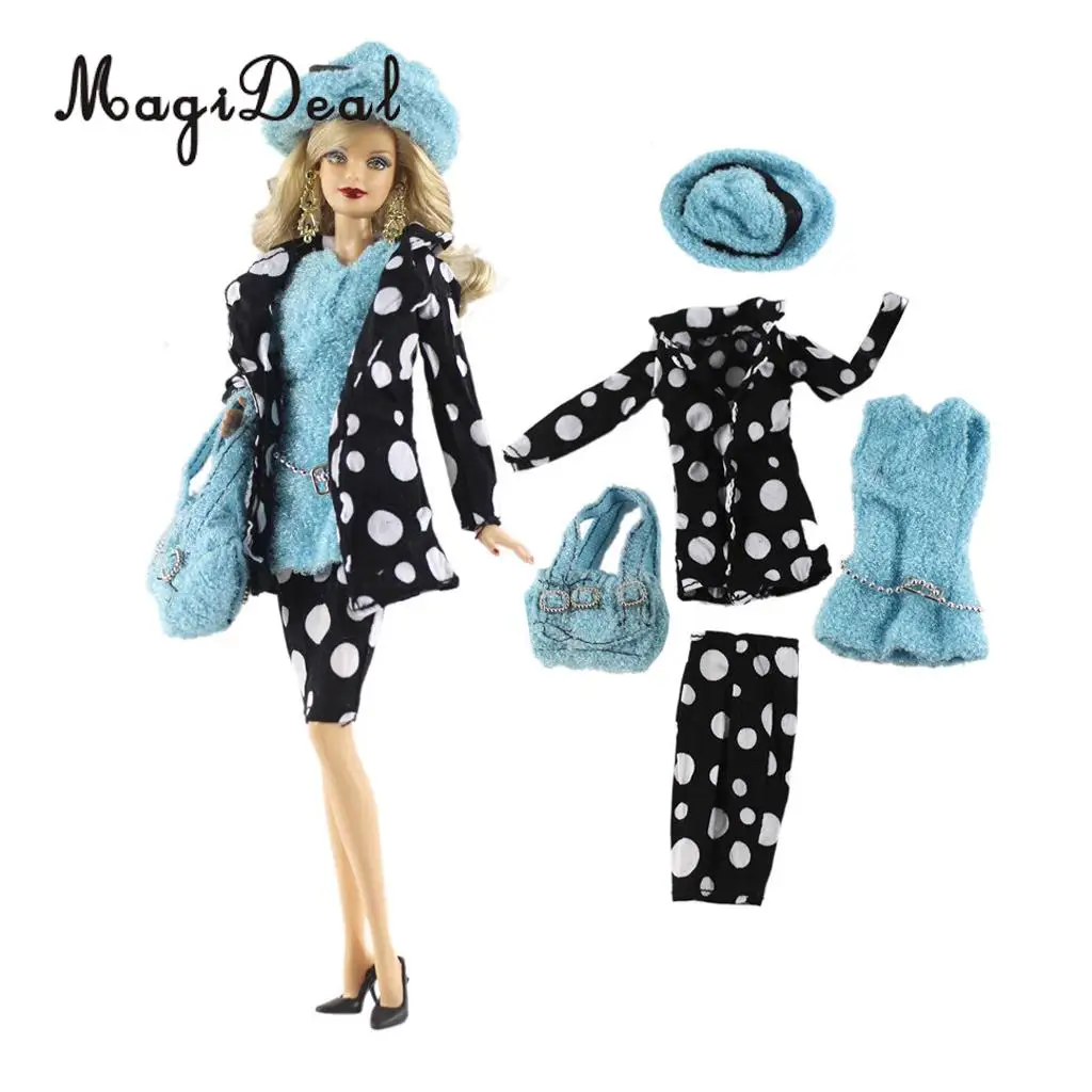 Fashion Girl Doll Princess Clothes Set Outfit for 30cm Doll Dress Up Accessories