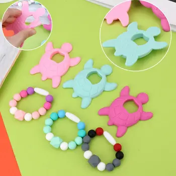 2Pcs Turtle Silicone Teether Nursing Bracelet Set Baby Shower Gifts Teething Toy 
2Pcs Turtle Silicone Teether Nursing Bracelet Set Baby Shower Gifts Teething Toy