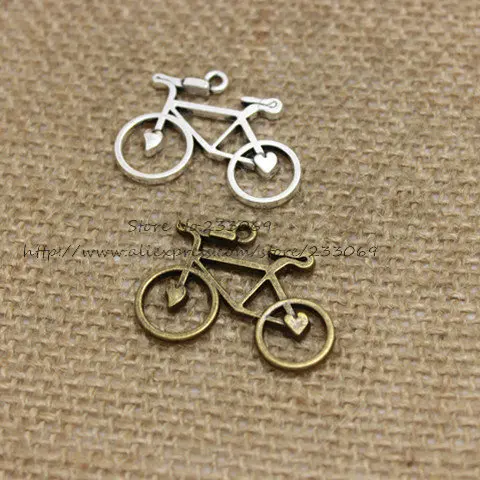 PULCHRITUDE 30pcs/lot 24*31mm two Color Antique Metal Alloy Bicycle Charms Jewelry Pendant Findings T0377
PULCHRITUDE 30pcs/lot 24*31mm two Color Antique Metal Alloy Bicycle Charms Jewelry Pendant Findings T0377