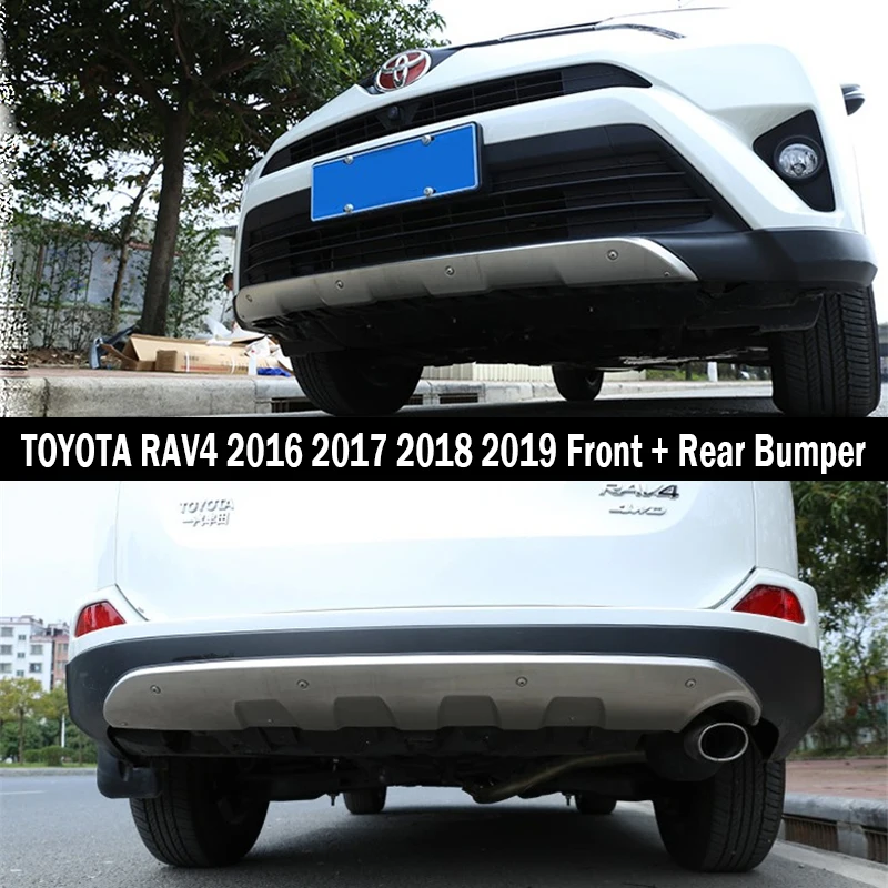 Fit For TOYOTA RAV4 2016 2017 2018 2019 Front + Rear Bumper Diffuser Bumpers Lip Protector Guard skid plate Stainless steel
Fit For TOYOTA RAV4 2016 2017 2018 2019 Front + Rear Bumper Diffuser Bumpers Lip Protector Guard skid plate Stainless steel