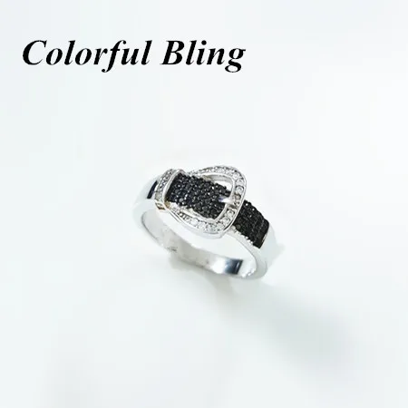 925 Sterling Silver Black Zirconia Rings Belt Shaped Rings for woman girls wedding party jewelry fashion
925 Sterling Silver Black Zirconia Rings Belt Shaped Rings for woman girls wedding party jewelry fashion