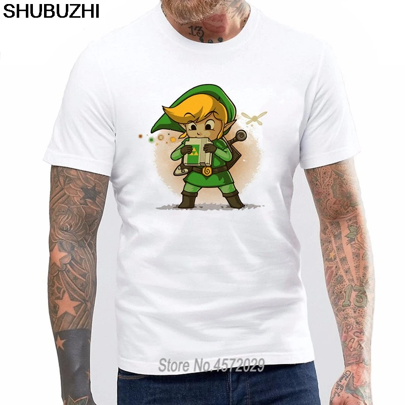 Summer Famous Brand The Legend of Zelda Link Wind Waker T-Shirt Men's Shirts Cartoon tee shirt homme high quality top tees
Summer Famous Brand The Legend of Zelda Link Wind Waker T-Shirt Men's Shirts Cartoon tee shirt homme high quality top tees