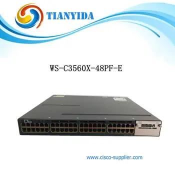 New Sealed Catalyst 3560X 48 Port Full PoE IP Services Network Switch WS-C3560X-48PF-E
New Sealed Catalyst 3560X 48 Port Full PoE IP Services Network Switch WS-C3560X-48PF-E
