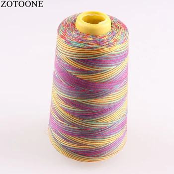 NEW Design Machine Industrial Sewing Thread Spool Rainbow Polyester Sewing Thread Multicolor Sewing Suppiles 3000Y/Spool 40S/2
NEW Design Machine Industrial Sewing Thread Spool Rainbow Polyester Sewing Thread Multicolor Sewing Suppiles 3000Y/Spool 40S/2