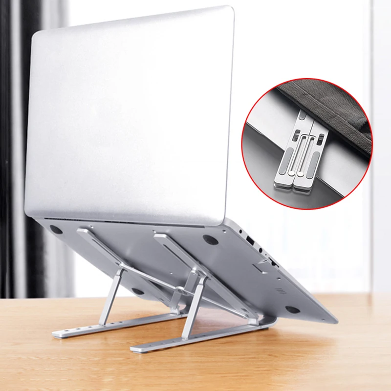 Folding Portable Laptop Stand Viewing Angle/Height Adjustable Quality macbook Notebook Aluminum Alloy Bracket Laptop Cooling Pad
Folding Portable Laptop Stand Viewing Angle/Height Adjustable Quality macbook Notebook Aluminum Alloy Bracket Laptop Cooling Pad