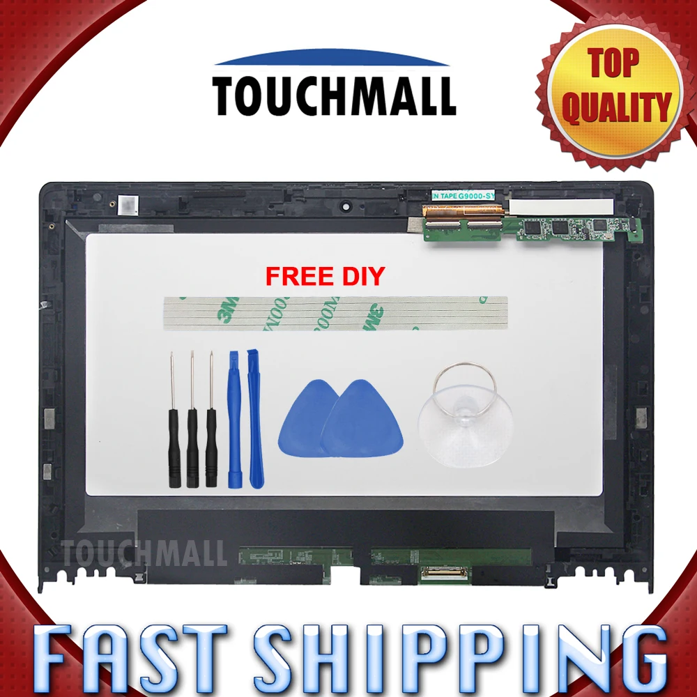 New LCD Display + Touch Screen +Frame Assembly Replacement For Lenovo Yoga 11S B116XAT02.0 1366x768 11.6" Black
New LCD Display + Touch Screen +Frame Assembly Replacement For Lenovo Yoga 11S B116XAT02.0 1366x768 11.6" Black