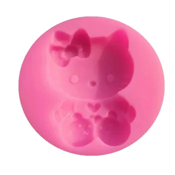 Cartoon KT Cat Fondant Cake Mold Jelly Mold Liquid Silicone Mold Handmade Soap Baking Tool A007
Cartoon KT Cat Fondant Cake Mold Jelly Mold Liquid Silicone Mold Handmade Soap Baking Tool A007