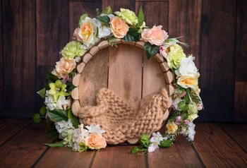 Laeacco Wooden Tub Blanket Floor Flower Wreath Scene Baby Portrait Photography Backdrop Photographic Background For Photo Studio
Laeacco Wooden Tub Blanket Floor Flower Wreath Scene Baby Portrait Photography Backdrop Photographic Background For Photo Studio