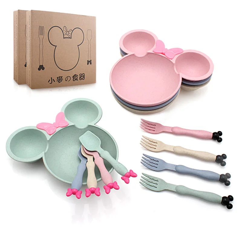Wheat fiber Dinnerware Set Cute cartoon big Head bowl Fruit plate tableware dish Kuaizi Bento box for Children lunch box
Wheat fiber Dinnerware Set Cute cartoon big Head bowl Fruit plate tableware dish Kuaizi Bento box for Children lunch box