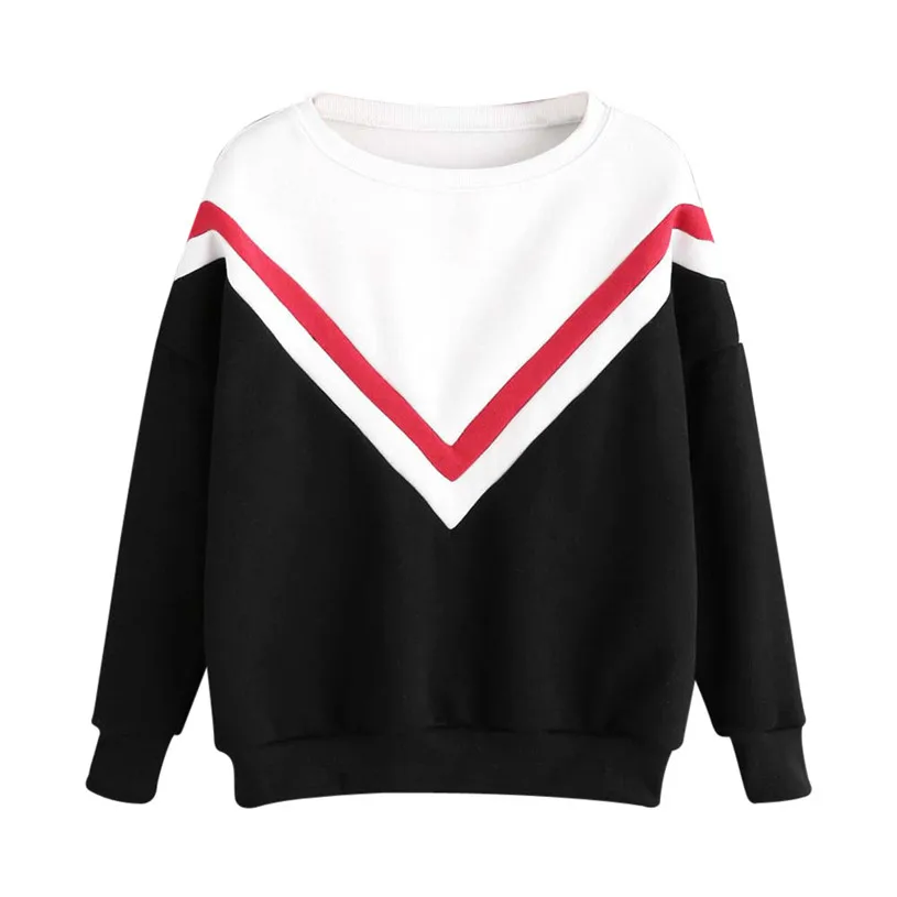 2019 # Women Hoodies Sweatshirts Casual Patchwork Long Sleeve Sweatshirt Pullover Autumn Cotton O-NeckTops Hoodies Sweatshirt
2019 # Women Hoodies Sweatshirts Casual Patchwork Long Sleeve Sweatshirt Pullover Autumn Cotton O-NeckTops Hoodies Sweatshirt