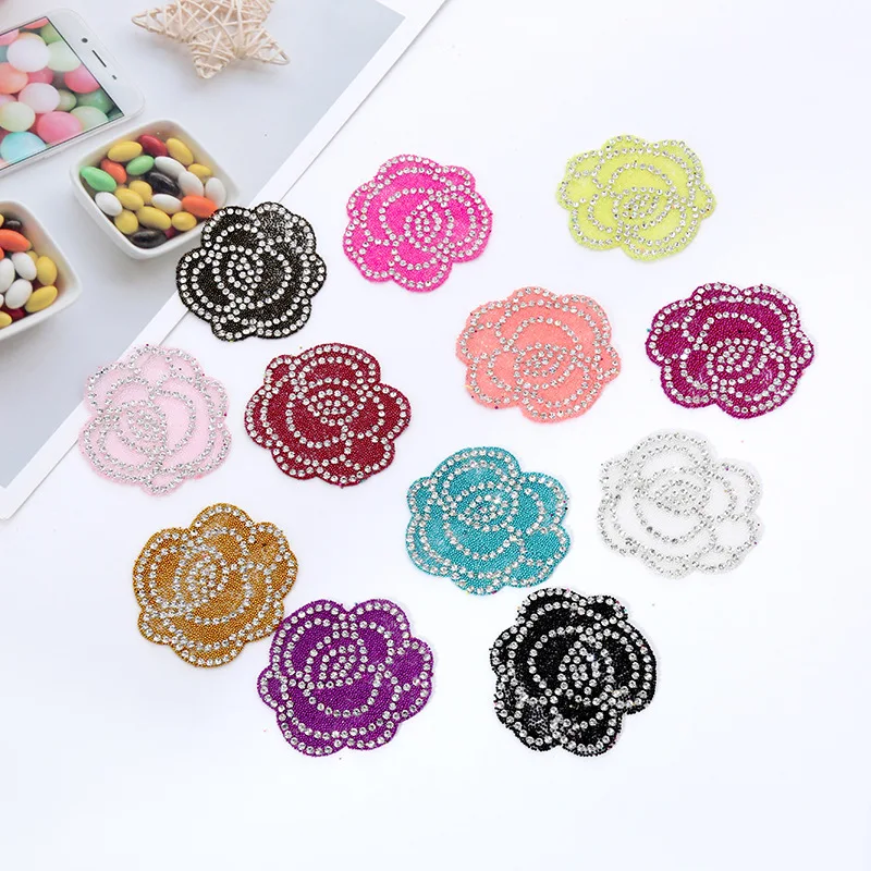 Hot Drilling Cloth Rhinestone Flower Patch Rhinestone Clothing Accessories Bag Clothing Wholesale Applique Clothes Diy Patch
Hot Drilling Cloth Rhinestone Flower Patch Rhinestone Clothing Accessories Bag Clothing Wholesale Applique Clothes Diy Patch