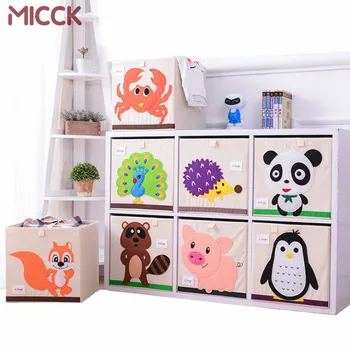 MICCK Embroidery Storage Box Cartoon Animal Folding Large Laundry Basket Sundries Children Clothes Toys Book Storage organizer
MICCK Embroidery Storage Box Cartoon Animal Folding Large Laundry Basket Sundries Children Clothes Toys Book Storage organizer