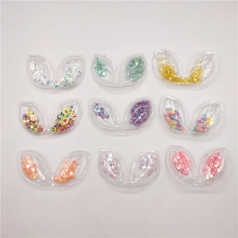 8pcs/lot 3*6cm Bling bling Sequin Rabbit ear patch applique for DIY Headdress Accessories
8pcs/lot 3*6cm Bling bling Sequin Rabbit ear patch applique for DIY Headdress Accessories