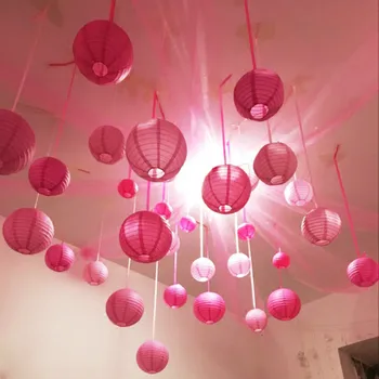 (10cm- 40cm) Pink Round Paper Lanterns Wedding Party household Hanging lamps festival party Decoration Lamps ball DIY Supplies
(10cm- 40cm) Pink Round Paper Lanterns Wedding Party household Hanging lamps festival party Decoration Lamps ball DIY Supplies