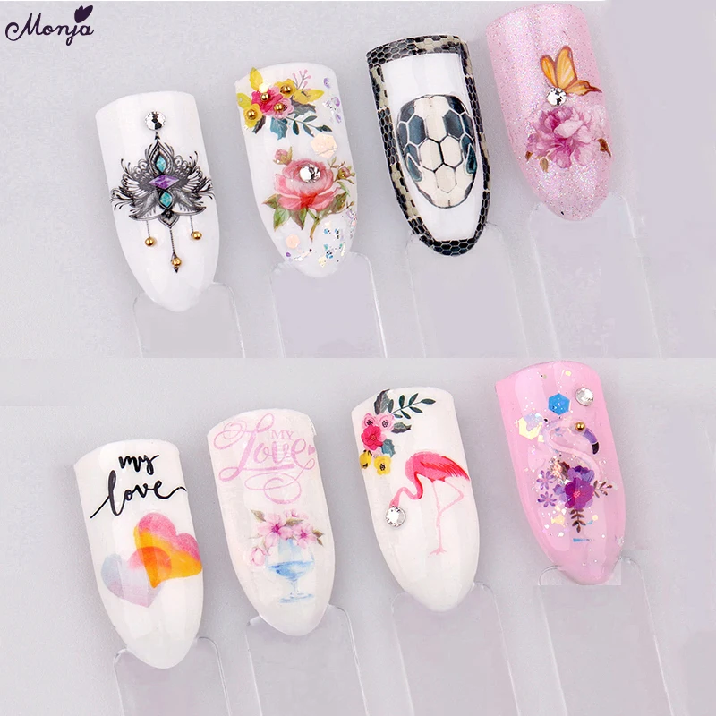 Monja 10 Styles Nail Art Flamingo Flower Series Self-adhesive Stickers Pattern Transfer 3D DIY Decals Manicure Decorations
Monja 10 Styles Nail Art Flamingo Flower Series Self-adhesive Stickers Pattern Transfer 3D DIY Decals Manicure Decorations