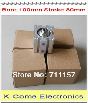 SDA 100*80 Pneumatic 3/8" Port Size 100mm Bore 80mm Stroke Compact Air Cylinder 100-80
SDA 100*80 Pneumatic 3/8" Port Size 100mm Bore 80mm Stroke Compact Air Cylinder 100-80