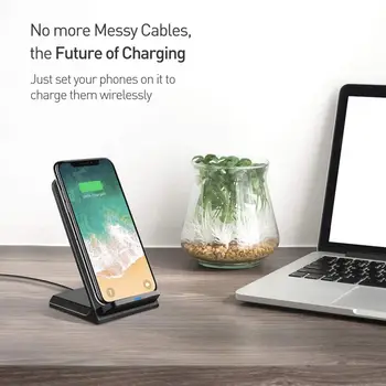 Q740 Qi Smart Wireless Fast Charger, Charge Dock 10W for Galaxy S10 5W for iPhone, Efficient charging and multiple protection
Q740 Qi Smart Wireless Fast Charger, Charge Dock 10W for Galaxy S10 5W for iPhone, Efficient charging and multiple protection