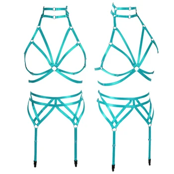 Women Punk Gothic Bra Harness Set Crop Top Plus Size Hollow Out Lingerie Sexy Garter Belt Body Cage Art Dance Festival Rave Wear
Women Punk Gothic Bra Harness Set Crop Top Plus Size Hollow Out Lingerie Sexy Garter Belt Body Cage Art Dance Festival Rave Wear