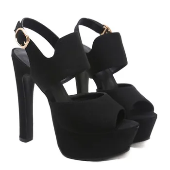 Summer new European and American style 14CM high heel fish mouth shoes waterproof platform was thin female sandals
Summer new European and American style 14CM high heel fish mouth shoes waterproof platform was thin female sandals