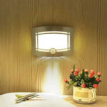 Wireless Infrared Motion Sensor LED Night Light Battery Powered Wireless Wall Lamp Path Laundry Stair Lamp With Motion Sensor
Wireless Infrared Motion Sensor LED Night Light Battery Powered Wireless Wall Lamp Path Laundry Stair Lamp With Motion Sensor