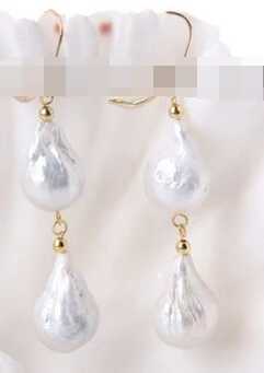 hot sell new - wb002 white Edison keshi reborn freshwater pearl dangle earrings14K
hot sell new - wb002 white Edison keshi reborn freshwater pearl dangle earrings14K