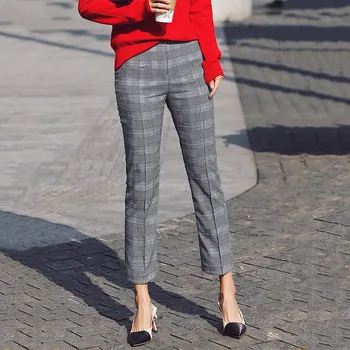 CLEARANCE ARTKA CITY Series 2018 Summer New Women Slim Retro Plaid Ankle-length Straight Casual Pants JK17017
CLEARANCE ARTKA CITY Series 2018 Summer New Women Slim Retro Plaid Ankle-length Straight Casual Pants JK17017