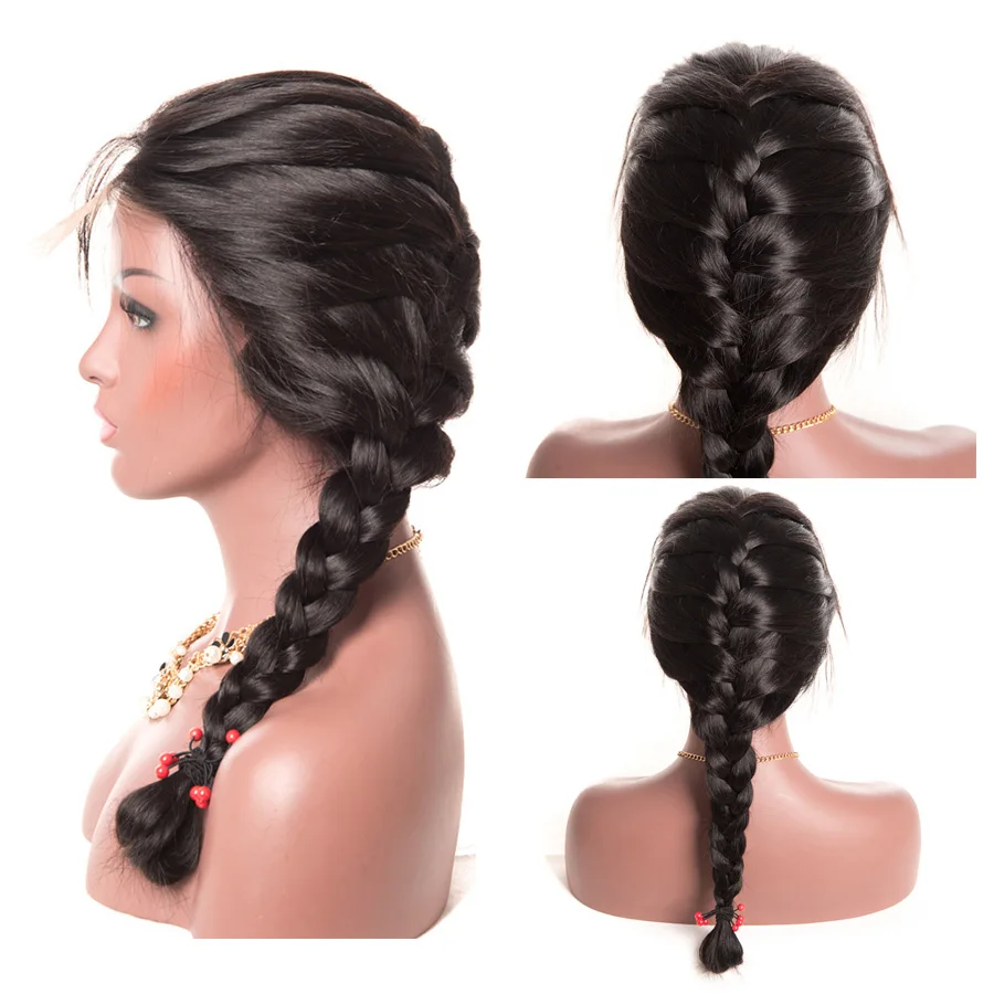 RXY Silky Straight 360 Lace Frontal Wig Pre Plucked With Baby Hair Brazilian Remy Lace Front Human Hair Wigs For Black Women (1)