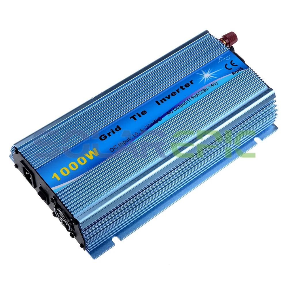 Grid Tie Inverter 1000W Pure Sine Wave Power Inverter DC18V to AC110V Output Fit for 18V/36cells Panel Solar Inverter
Grid Tie Inverter 1000W Pure Sine Wave Power Inverter DC18V to AC110V Output Fit for 18V/36cells Panel Solar Inverter