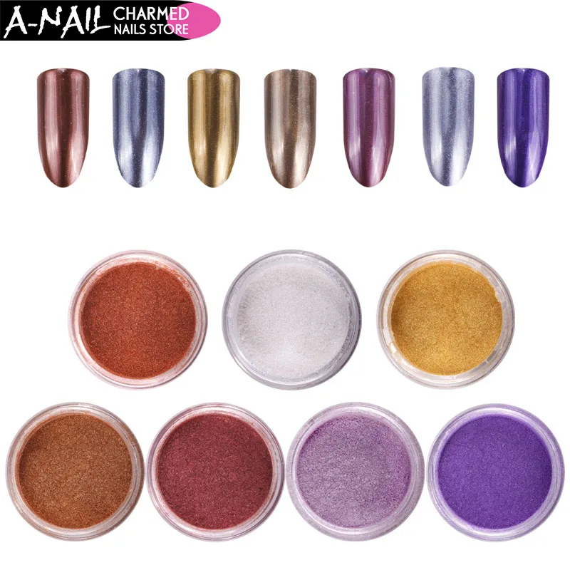 2018 New Arrive 2g/jar Rose Gold Purple Silver Nail Mirror Powder Glitter Chrome Powder Nail Art Decoration Mirror Powder Tools
2018 New Arrive 2g/jar Rose Gold Purple Silver Nail Mirror Powder Glitter Chrome Powder Nail Art Decoration Mirror Powder Tools