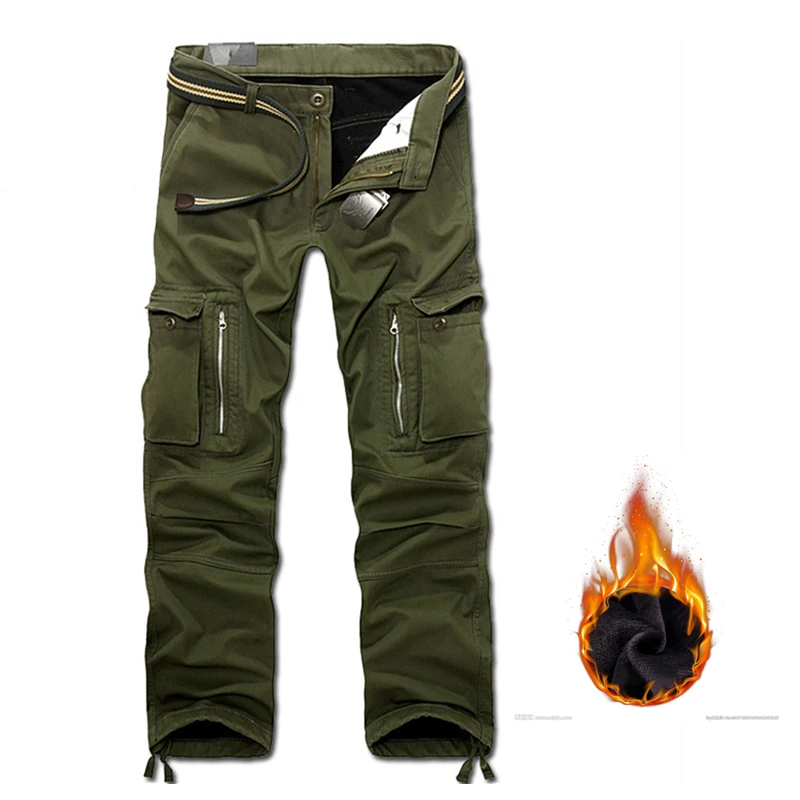 ICPANS Cargo Pants Men Winter Multi Pockets Tactical Pants Military Pants Casual Men Thick Warm Fleece Trouser Male Big Size
ICPANS Cargo Pants Men Winter Multi Pockets Tactical Pants Military Pants Casual Men Thick Warm Fleece Trouser Male Big Size