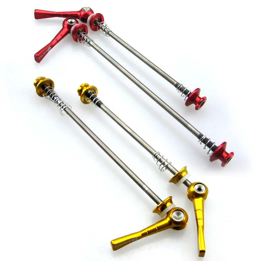 48g 2pcs Titanium Axle Skewer CNC Bicycle Quick Release Road MTB Bike Cycling Wheel Hub Skewers Set Quick-release Skewer Lever
48g 2pcs Titanium Axle Skewer CNC Bicycle Quick Release Road MTB Bike Cycling Wheel Hub Skewers Set Quick-release Skewer Lever