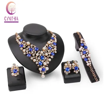 Fashion Necklace Earrings Ring Simulated Pearl Crystal Jewelry Sets For Women Wedding Bridal Party Accessories Sets
Fashion Necklace Earrings Ring Simulated Pearl Crystal Jewelry Sets For Women Wedding Bridal Party Accessories Sets