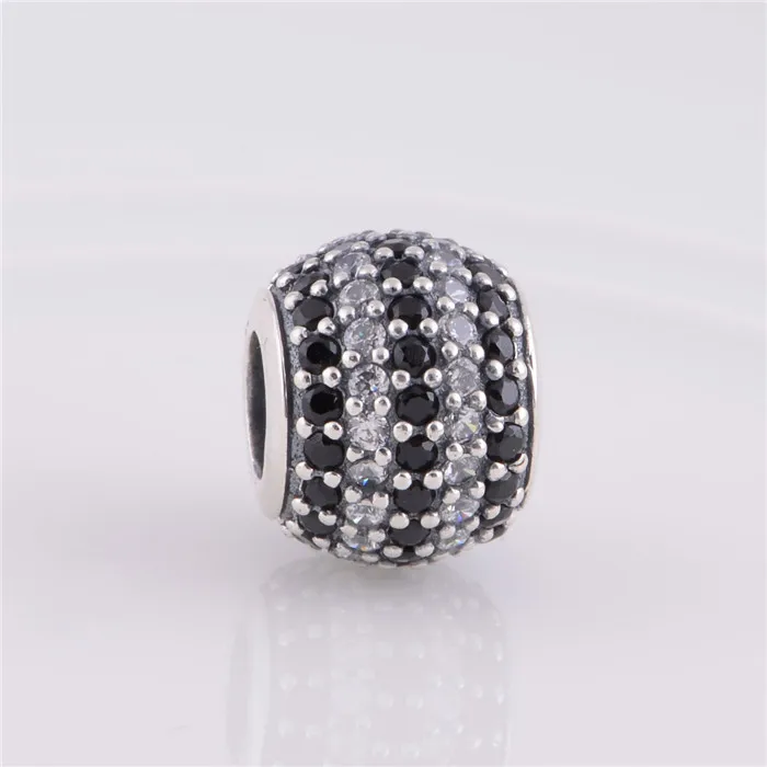 NEW 925 Sterling Silver beads Black Stripe Pave charm Fit Original Pandora Charms Bracelet DIY Craft Making LW212B
NEW 925 Sterling Silver beads Black Stripe Pave charm Fit Original Pandora Charms Bracelet DIY Craft Making LW212B