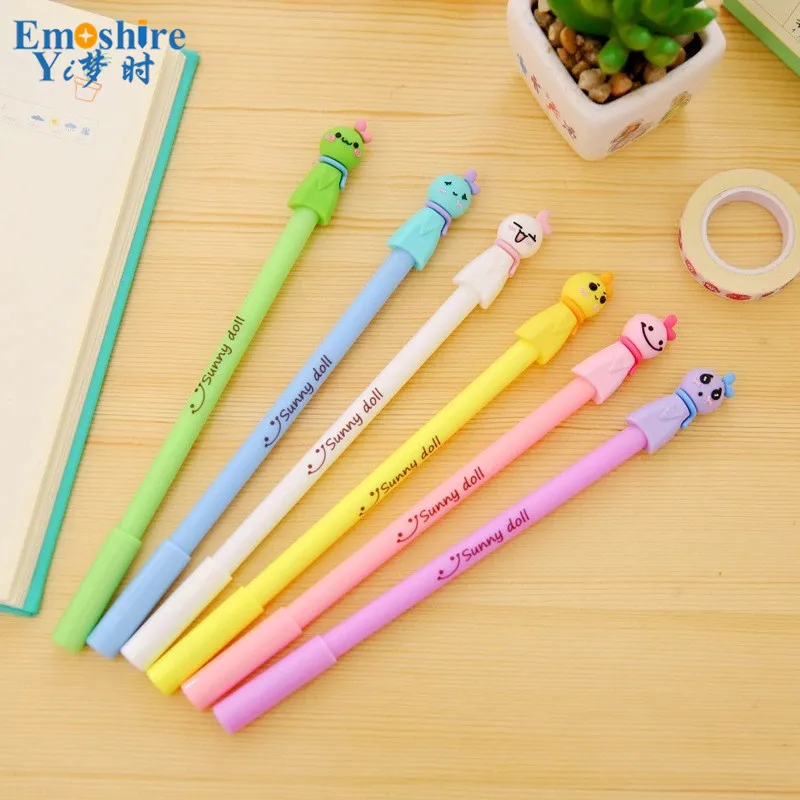 Creative Cute Sunny Doll Gel Pen 0.38mm Fresh Student Cartoon Pen Writing Pen Creative Korean Stationery Ballpoint Pen C005
Creative Cute Sunny Doll Gel Pen 0.38mm Fresh Student Cartoon Pen Writing Pen Creative Korean Stationery Ballpoint Pen C005