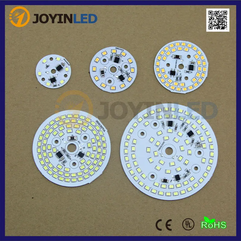 Free shipping 220V high voltage liner PCB module Dimmable led chips for 5W bulb lamps recessed ceiling downlights | Лампы и освещение