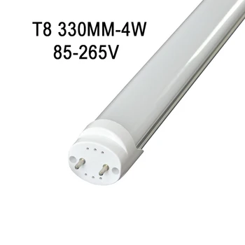 

T8 LED Tube 2FT 600mm 4W 6W AC 110V 220V LED Lamp SMD2835 450MM High Brightness LED Bulb Light Tube No Flicker Free Shipping