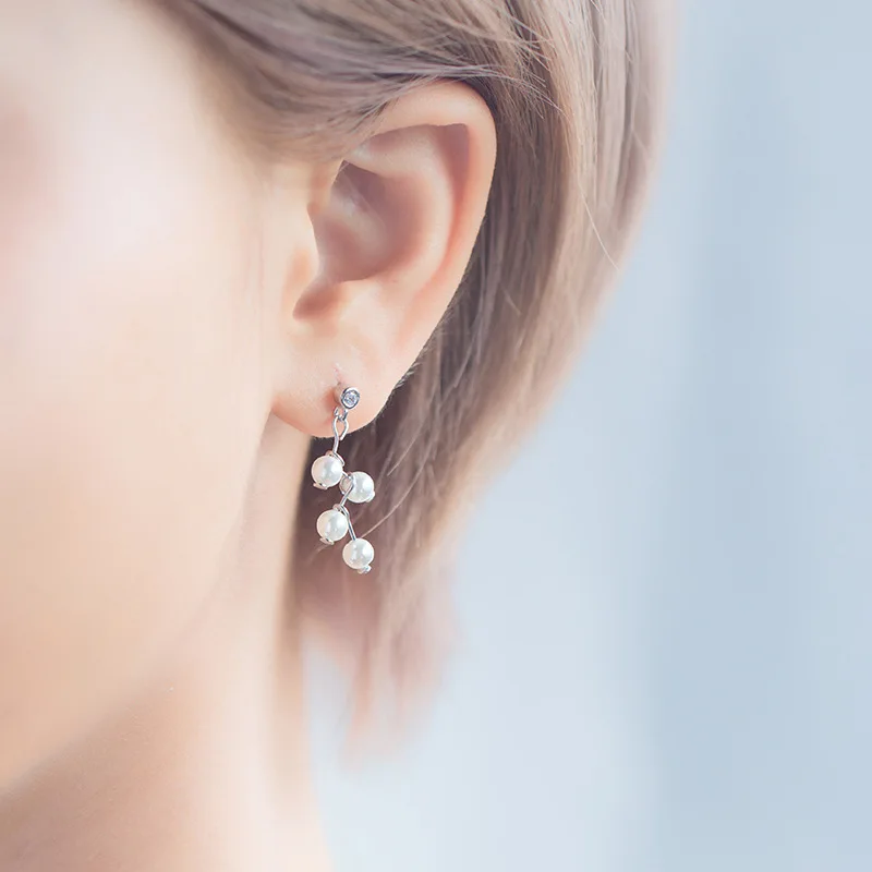 1pair 100% Real. 925 Sterling Silver Fine Jewelry Shell pearl Branch design Dangle earrings Long with White Round CZ GTLE1675
1pair 100% Real. 925 Sterling Silver Fine Jewelry Shell pearl Branch design Dangle earrings Long with White Round CZ GTLE1675