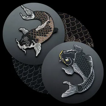 National Carp Fish Embroidered Patches Stripes For Clothing Iron On DIY Patches Applique Stickers Clothes Sew Badges Patchwork
National Carp Fish Embroidered Patches Stripes For Clothing Iron On DIY Patches Applique Stickers Clothes Sew Badges Patchwork