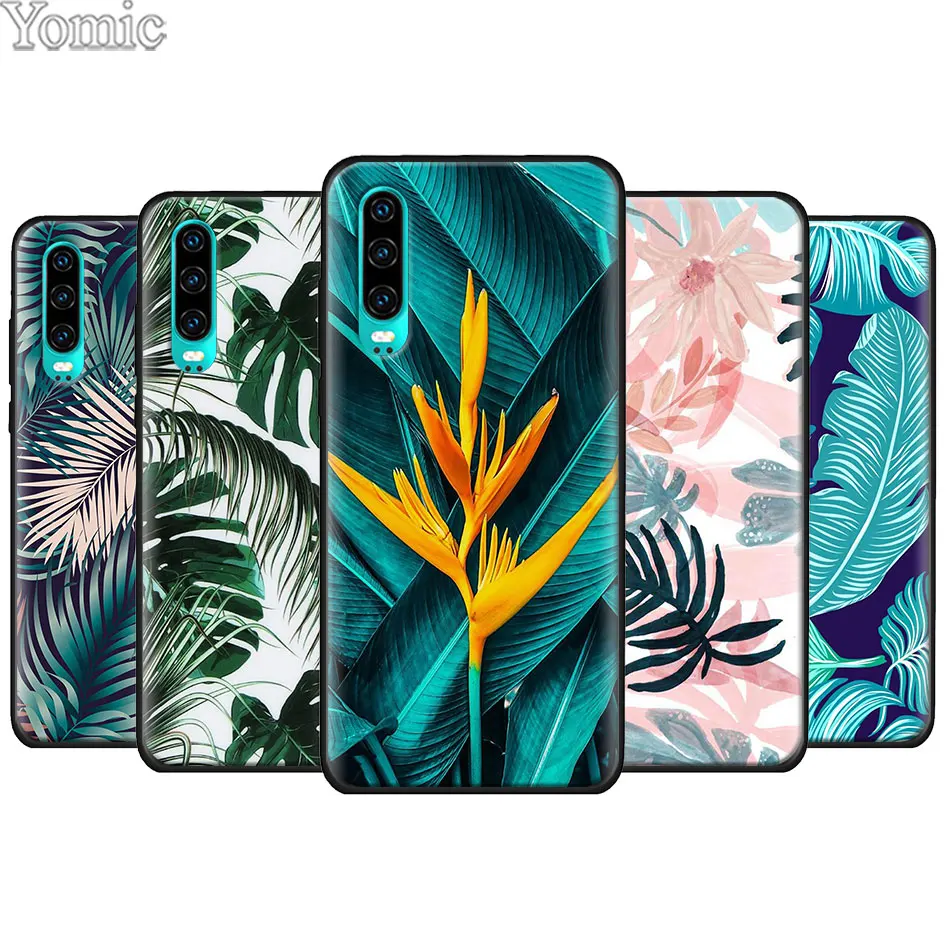 Tropical Green Plant leaf Black Soft Case for Huawei P20 P30 Pro P9 P10 P20 P30 Lite P Smart Plus Mate 10 20 Lite Case Cover
Tropical Green Plant leaf Black Soft Case for Huawei P20 P30 Pro P9 P10 P20 P30 Lite P Smart Plus Mate 10 20 Lite Case Cover