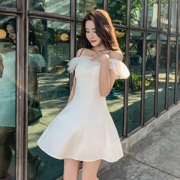 Big Size Women Slash Neck Mesh Patchwork Empire Mini Dress Women A-line White Dress Women Sundress Summer 2019 Casual Dres Robe
Big Size Women Slash Neck Mesh Patchwork Empire Mini Dress Women A-line White Dress Women Sundress Summer 2019 Casual Dres Robe