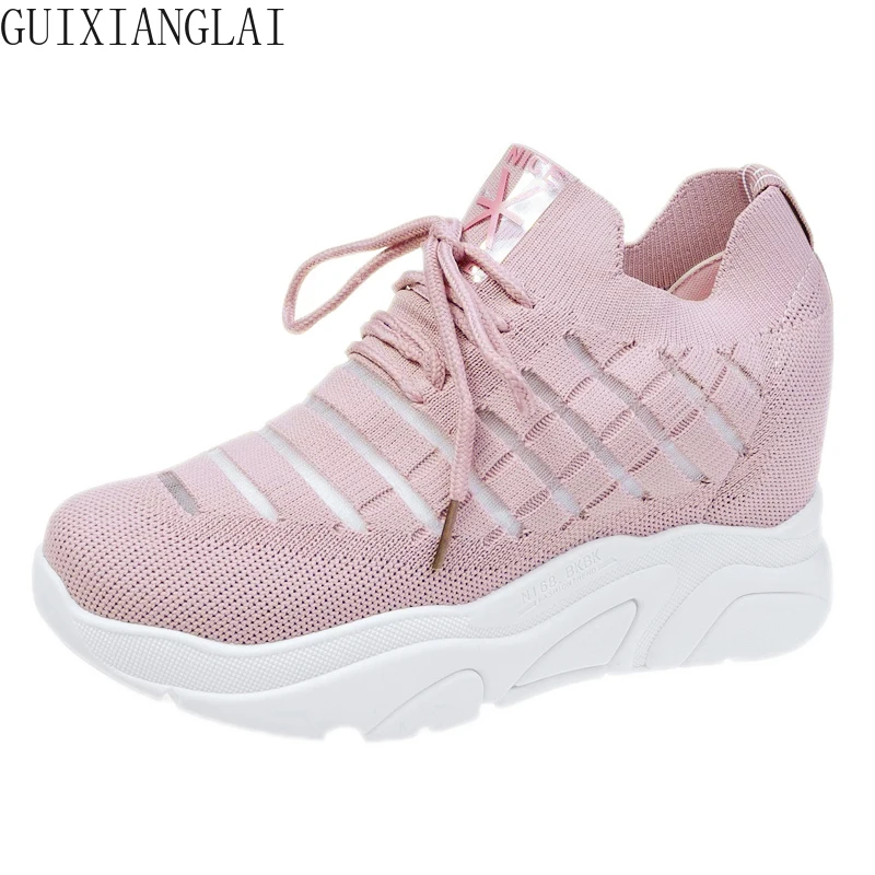 Women Heightened knit mesh sneakers high heels 2019 summer new women's shoes Joker muffin thick bottom Torre shoes
Women Heightened knit mesh sneakers high heels 2019 summer new women's shoes Joker muffin thick bottom Torre shoes