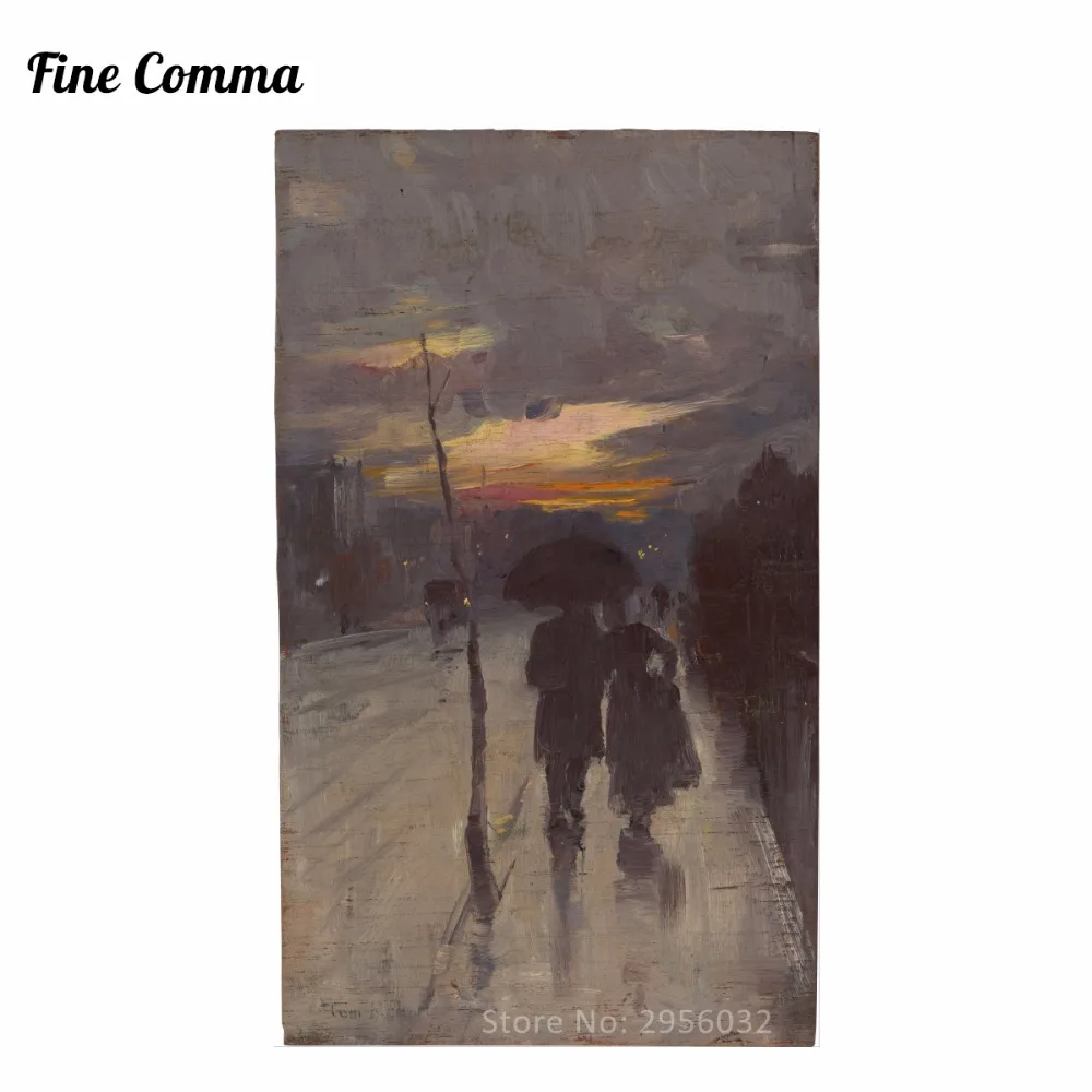 Going home 1889 by Tom Roberts Rainly Street Scene Hand painted handmade Oil Painting Reproduction Wall Art Canvas Painting copy
Going home 1889 by Tom Roberts Rainly Street Scene Hand painted handmade Oil Painting Reproduction Wall Art Canvas Painting copy