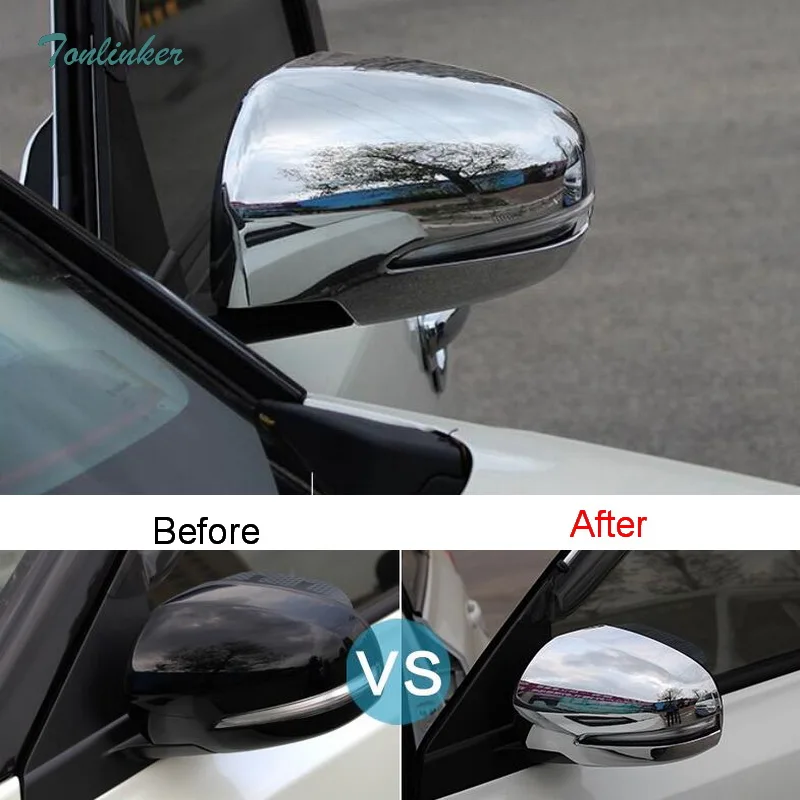 Tonlinker Cover Case Stickers for SUZUKI Vitara 2016-18 Car Styling 2 PCS ABS Chrome Rearview mirror protection cover sticker
Tonlinker Cover Case Stickers for SUZUKI Vitara 2016-18 Car Styling 2 PCS ABS Chrome Rearview mirror protection cover sticker