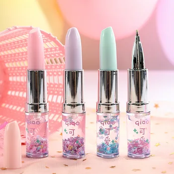 24PCS/lot Lovely Creative Fairy Lipstick Gel Pen Quick Sand Girl Signature Pen Portable Student Writing Pen Stationery
24PCS/lot Lovely Creative Fairy Lipstick Gel Pen Quick Sand Girl Signature Pen Portable Student Writing Pen Stationery