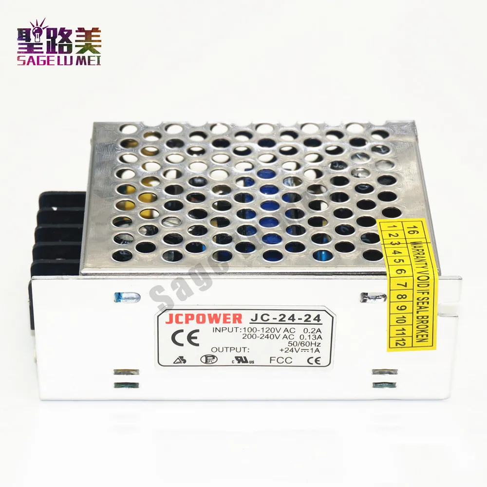 AC110V 220V TO DC24V 1A 2A 3A 5A 10A 15A 20A 72W 120W 240W 360W 480W Universal Regulated Switching LED Power Supply Transformer
AC110V 220V TO DC24V 1A 2A 3A 5A 10A 15A 20A 72W 120W 240W 360W 480W Universal Regulated Switching LED Power Supply Transformer