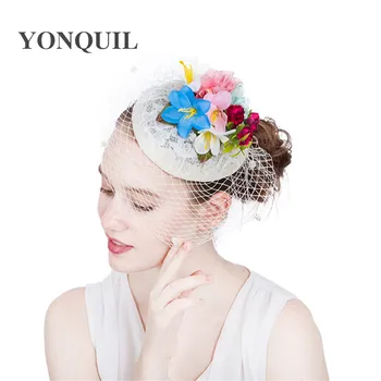 Party dinner wedding mesh fascinator hat New millinery fancy flower wedding hair headwear bridal women banquet hair accessories
Party dinner wedding mesh fascinator hat New millinery fancy flower wedding hair headwear bridal women banquet hair accessories
